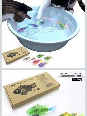 Robot Fish Cat Toy